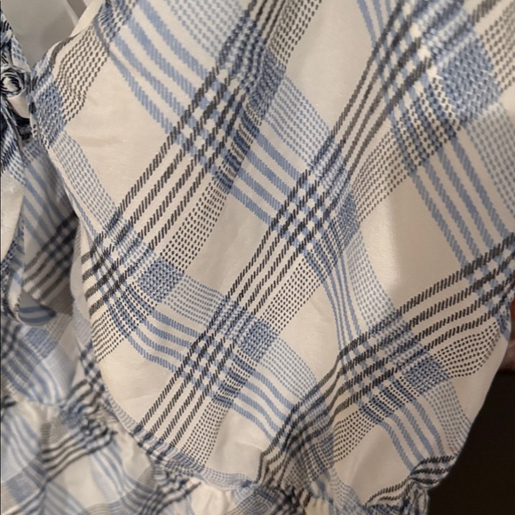 Joie Blue and White Checkered Dress - Picture 5 of 8